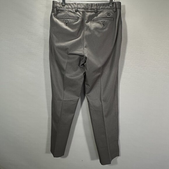 FJ FootJoy Pants Mens 33 Gray Stretch Pockets Straight Leg Golf - Picture 4 of 9